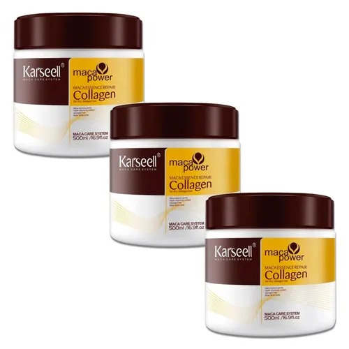 Karseell Haarmaske mit Kollagen und Arganöl - Die Karseell Haarmaske bietet intensive Pflege für geschädigtes Haar. Mit innovativer Formel für tiefenwirksame Regeneration und sofortigen Glanzeffekt. Verwöhnen Sie Ihr Haar mit hochwertiger Pflege!