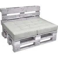 Beautissu Palettenkissen Outdoor 120 x 80 cm – Bequeme Auflage für Palettenmöbel - Auflagen & Polster für Sofas, robustes und pflegeleichtes Material mit Oeko-Tex Zertifizierung, ideal für Balkon und Garten.