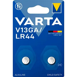 VARTA V13GA LR44 Knopfzellen (2 Stück) von VARTA