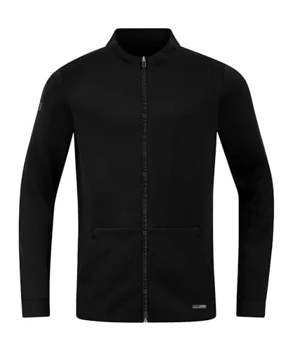 JAKO Herren Jacke Pro Casual, Schwarz, M - Funktionsjacke mit KeepDry-Funktion, zwei Seitentaschen und weichem Griff – ideal für aktive Männer, die Komfort und Stil schätzen.