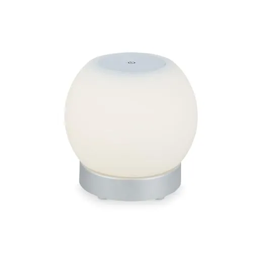 BRILONER LED Tischlampe kabellos mit Touch - Tischlampe, dimmbar in 3 Stufen mit Touchfunktion, ideal für drinnen und draußen, spritzwassergeschützt (IP44), bis zu 5 Stunden Akku-Laufzeit, perfekt für Camping und Balkon.