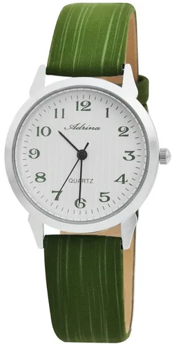 Adrina Quarzuhr AR0030, Damenuhr Lederimitat
