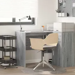 vidaXL Schreibtisch Graues Sonoma 102 x 50 x 75 cm - Kinderschreibtisch mit geräumigem Stauraum und modernem Design, ideal für kreative und produktive Lernumgebungen.