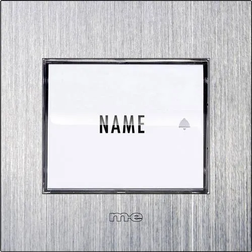 M-E Klingeltaster KTE-1 – Edelstahl Klingeltaster für 1-Familienhaus