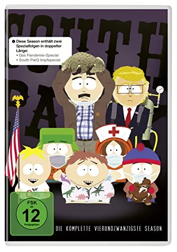 Paramount DVD South Park Staffel 24 - Erleben Sie die neueste Staffel der Kult-Zeichentrickserie South Park. Humorvoll, provokant und unterhaltsam – perfekt für Fans der TV-Serie!