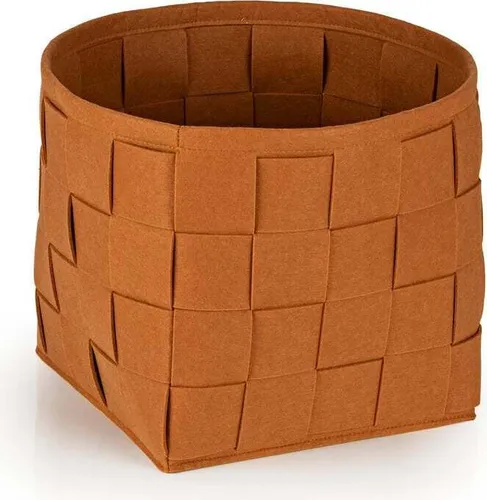 N8WERK Aufbewahrungskorb Filz 32cm rostbraun