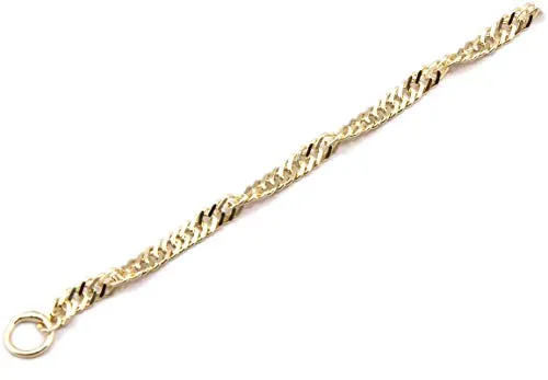 Singapurkette Singapur Kette Gold 333 1,9 mm 40 cm Gelbgold massiv 8 Karat Unisex