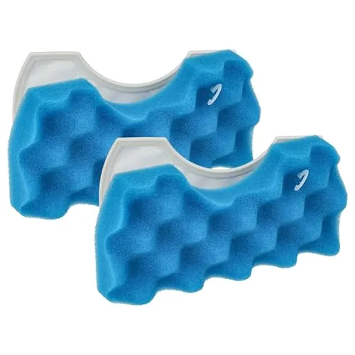 vhbw Filter-Set kompatibel mit Samsung SC4355 VCC4350V34XEG, SC4350, SC4340, SC4330 Staubsauger - 4X Filter (Schaumstoff-Filter, Mikrofilter)