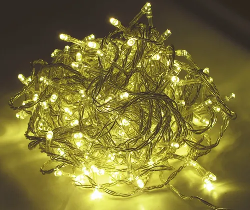 96er LED Lichterkette Außen Innen Partylichterkette Weihnachtslichterkette warmweiß