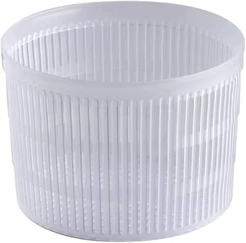 12x Käseformen Premium - Behälterformen von 400/600 g - Käseformen für Weichkäse Caciotta Ricotta | Made in Italy. Lebensmittelqualität (400/600 g) (12x Käseformen)