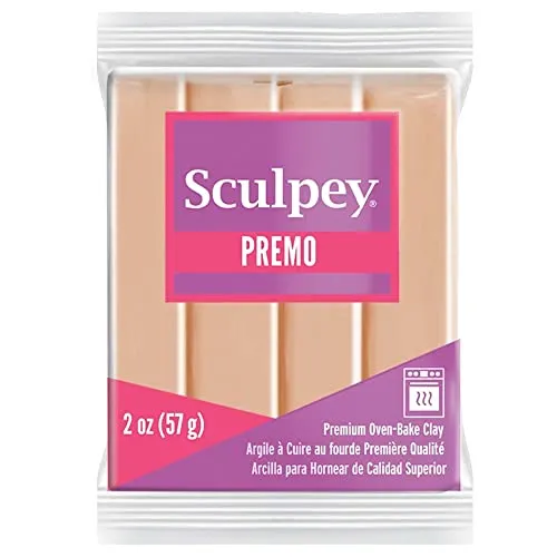 Sculpey Premo ofenhärtende Modelliermasse, beige, Beige
