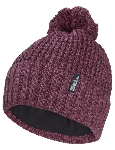 Jack Wolfskin Medley Knit Beanie W amaranth (I0116) S von Jack Wolfskin