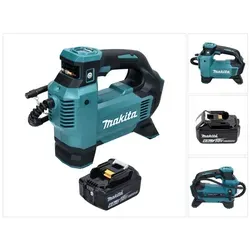 Makita DMP 181 G1 Akku Kompressor 18 V - Portabler Akku Kompressor mit 11,1 bar Druck und 6,0 Ah Akku, ideal für flexible Anwendungen ohne Stromanschluss.