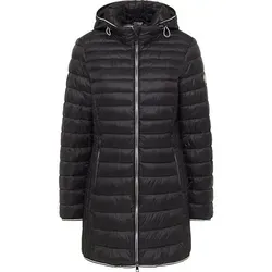 Barbara Lebek Steppjacke auch als Übergangsjacke für Damen mit Kapuze schwarz 52 EU