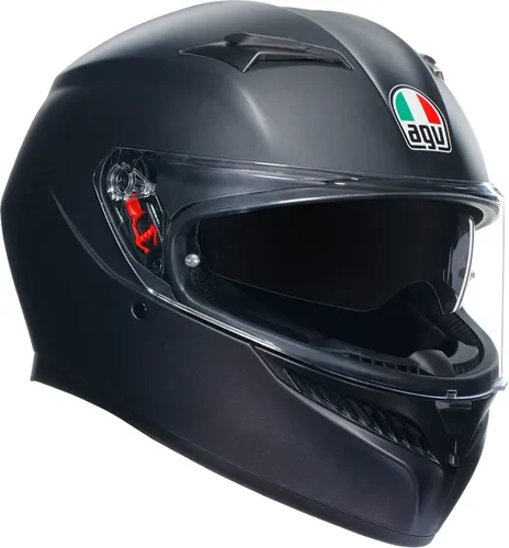 AGV K3 E2206 MPLK Motorradhelm - Herren Integralhelm mit UV-Visier - Motorradhelme mit ECE Vollvisier, kratzfestem UV-Visier und optimaler Schweißabsorption für höchsten Tragekomfort und Sicherheit auf der Straße.