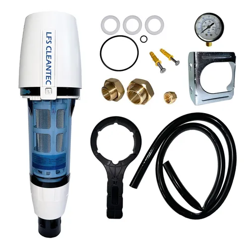 Rückspülfilter LFS-Pro 1.0 mit Druckminderer & Manometer