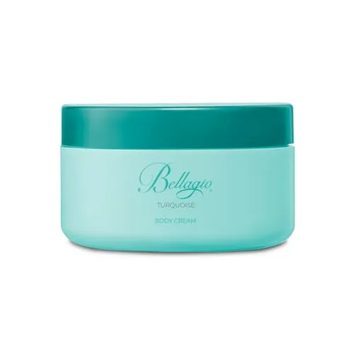 DIAMOND INTERNATIONAL BELLAGIO Turquoise Körpercreme für Damen, 300 ml, mit fruchtigem und blumigem Duft für eine weichere und duftende Haut, hergestellt in Italien
