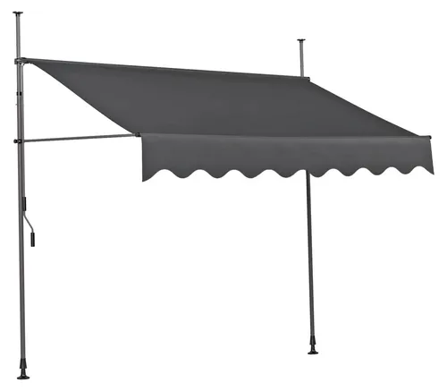 DELUKE Klemmmarkise SCHRABO 350cm