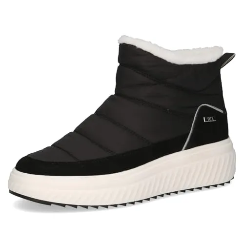 Caprice CAP Tex Winterstiefelette aus Leder schwarz 38 EU von Caprice