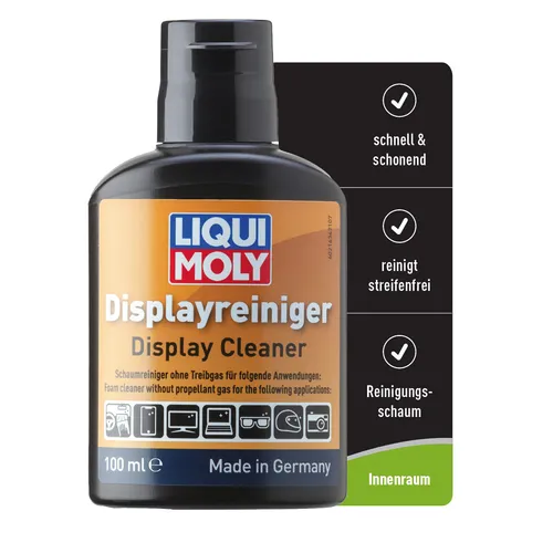 LIQUI MOLY 21634 Displayreiniger - 100 ml, leistungsstarker Schaumreiniger für streifenfreie Sauberkeit von Displays und Oberflächen