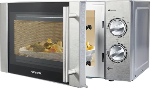 Hanseatic Mikrowelle 65509859, Grill & Auftaufunktion