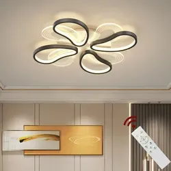 LED Deckenlampe 2139-4HS - Dimmbar mit Fernbedienung - Moderne Deckenleuchte mit einstellbarer Lichtfarbe und Helligkeit, ideal für jeden Raum. Energieeffizienzklasse A+, Lebensdauer von 25.000 Std. und energiesparende LED-Technik.