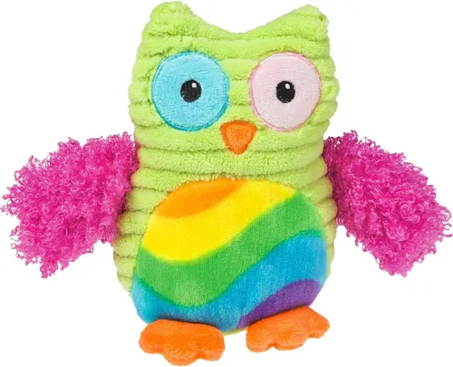 Plüschtier Eule circa 15 cm, grün