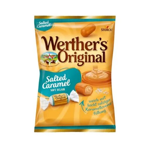 Werther's Original Soft Salted Caramel Kaubonbons 25 St. / 180,0 g