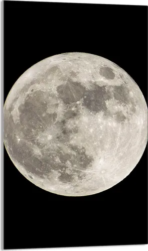 Herdabdeckplatte 30x52 Ceranfeld Abdeckung Spritzschutz Glasplatte Deko Schneidebrett, Mond Schwarz