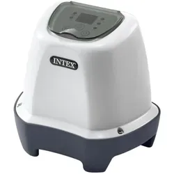 INTEX 26662GS - Krystal Clear Salzwassersystem QS200 - Poolzubehör für Schwimmbecken bis 8.327 Liter, sorgt für natürliche Desinfektion ohne Chlorverbrauch und minimiert Augenreizungen.