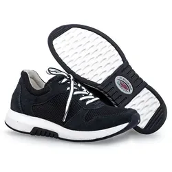 Gabor Damen Low-Top Sneaker mit Wechselfußbett in blau von Gabor