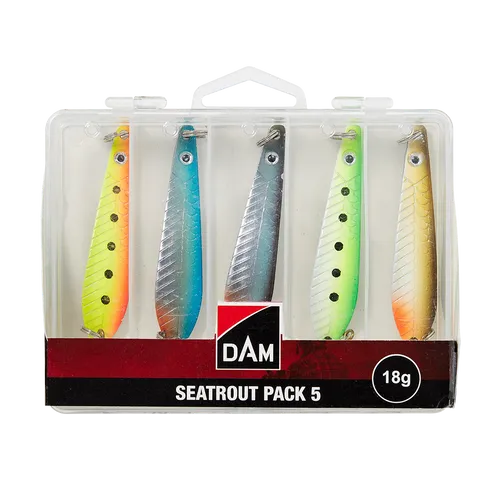Produktbild DAM Seatrout Pack 5 Mefo-Blinker Set 18g Meerforellenblinker 5 Stück Blinker