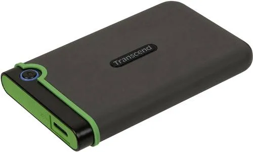 Transcend StoreJet 25M3 (2 TB) - Externe Festplatte, stoßfest und ideal für Datensicherung unterwegs