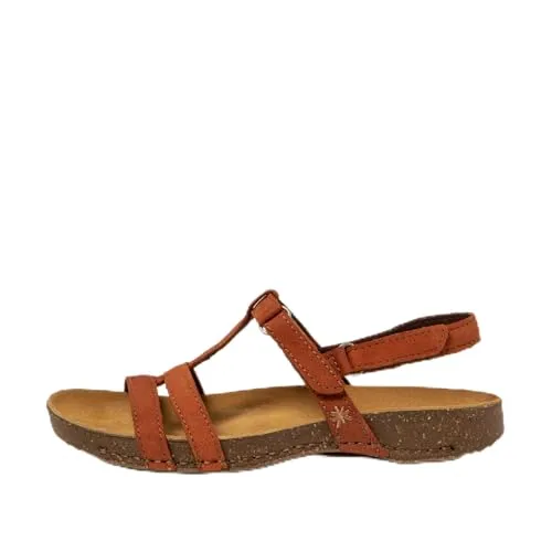 ART Damen 0946 I Breathe Flache Sandale, Dunkel orange, 40 EU - Wanderschuhe mit atmungsaktivem Mikrofaserfutter für höchsten Komfort bei warmem Wetter.