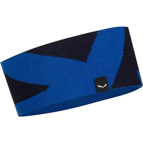 Salewa Pure Am Stirnband - Größe ONE SIZE, blau - Stirnband aus hochwertigem Merino-Wollgemisch, ideal für Outdoor-Aktivitäten und bietet optimalen Wärme- und Feuchtigkeitstransport.
