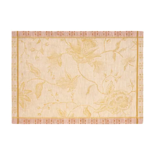 Le Jacquard Français Tischsets Été Indien Abricot (2er Set) in orange von Le Jacquard Français