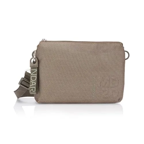 Mandarina Duck MD20 Crossover Damen Tasche, Pyrit - Umhängetasche aus Mitrix, geräumig und ideal für Reisen oder den Alltag. Verstellbarer Schultergurt und gefüttertes Innenleben bieten zusätzlichen Komfort.