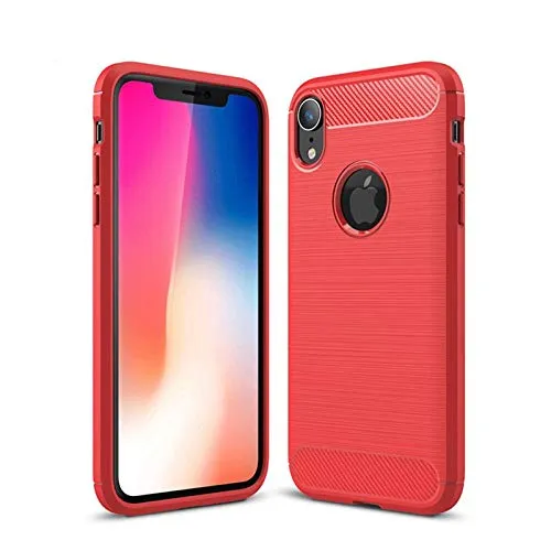 Produktbild Case für Apple iPhone XR Hülle 6.1 Zoll Dünn Cover Schutzhülle Outdoor Handyhülle aus TPU Stoßfest Extra Schutz Robust Rot