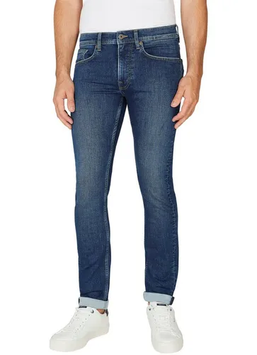 Pepe Jeans Herren Slim Gymdigo Pm207389 Jeans, Blau (Denim-dq0) - Stylische 5-Pocket-Jeans mit abgesteppter Kante, perfekt für lässige Looks und optimalen Tragekomfort.