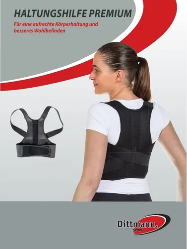 Produktbild Haltungshilfe PREMIUM SHR 604, schwarz Haltungstrainer S 60-79cm