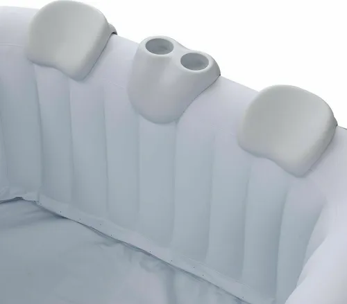 Arebos Whirlpoolkopfstütze Set mit 2 Nackenkissen & Getränkehalter - Whirlpool-Sitze, 100% wasserdichtes Set für maximalen Komfort und Entspannung im Spa Pool.