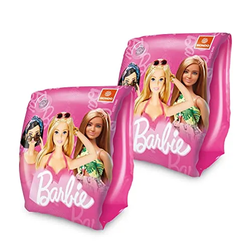 Mondo Toys - BARBIE Arm Bands - Sicherheitsarmlehnen für Kinder - Material PVC - geeignet für Kinder von 2 bis 6 Jahren mit Gewicht 6 - 20 kg - 16936