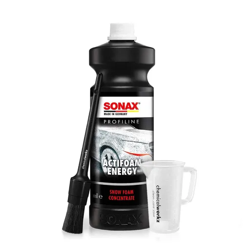 SONAX PROFILINE ActiFoam Energy (1L) Auto Schampoo Aktivschaum Autopflege Set
