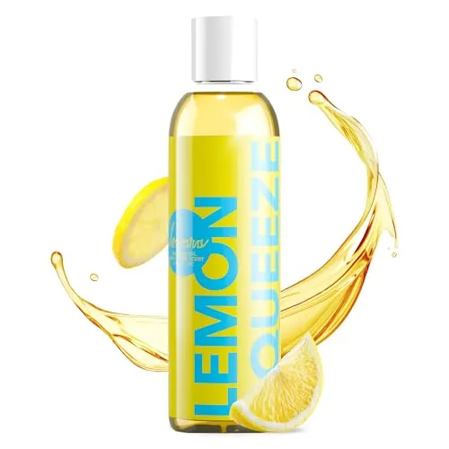 Loovara Massageöl 250 ml - LEMON SQUEEZE – erotisches & anregendes Massage-Öl mit fruchtigem Zitrus-Duft Für ein Lustvolles vorspiel und PartnerMassage | Natürliche Öle