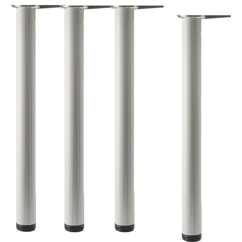 CAMAR höhenverstellbare Tischfüße Aluminia ø60mm - Höhenverstellbare Tischfüße aus Aluminium, ideal für individuelle Anpassungen von 690-720mm. Perfekt für Tische und Stehtische!