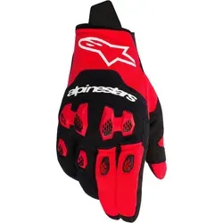 Alpinestars Pro-Dura Motocross Handschuhe, schwarz-rot, Größe M für Männer - Hochwertige Motorradhandschuhe mit atmungsaktivem Handrückenmaterial für optimalen Komfort. Die griffige Handfläche sorgt für besten Halt und Kontrolle beim Fahren.