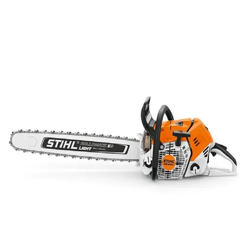 Stihl MS 500i W, RS - 63 cm Schienenlänge - Hochleistungs-Motorsäge für Profis, mit innovativer Einspritztechnik für maximale Leistung und Effizienz. Ideal für anspruchsvolle Holzarbeiten.