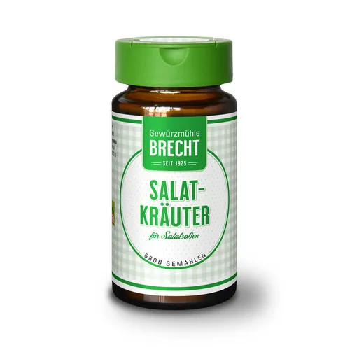 Brecht Salatkräuter grob gemahlen, im Glas, bio, 25 g