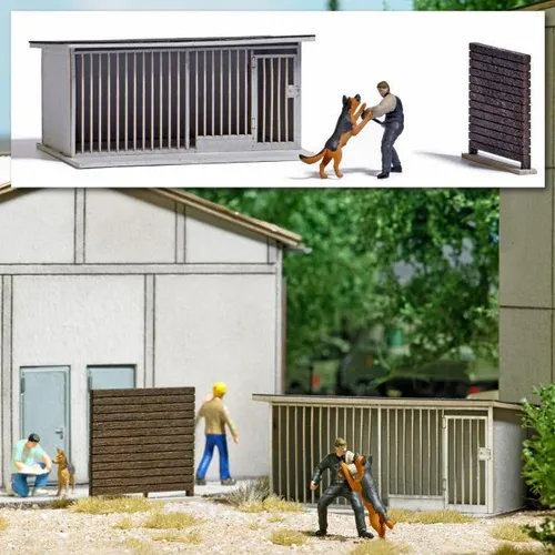 Busch A-Set: Hundeausbildung H0 7969