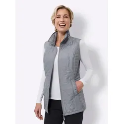 Sieh an! Steppweste in Grau Größe 50